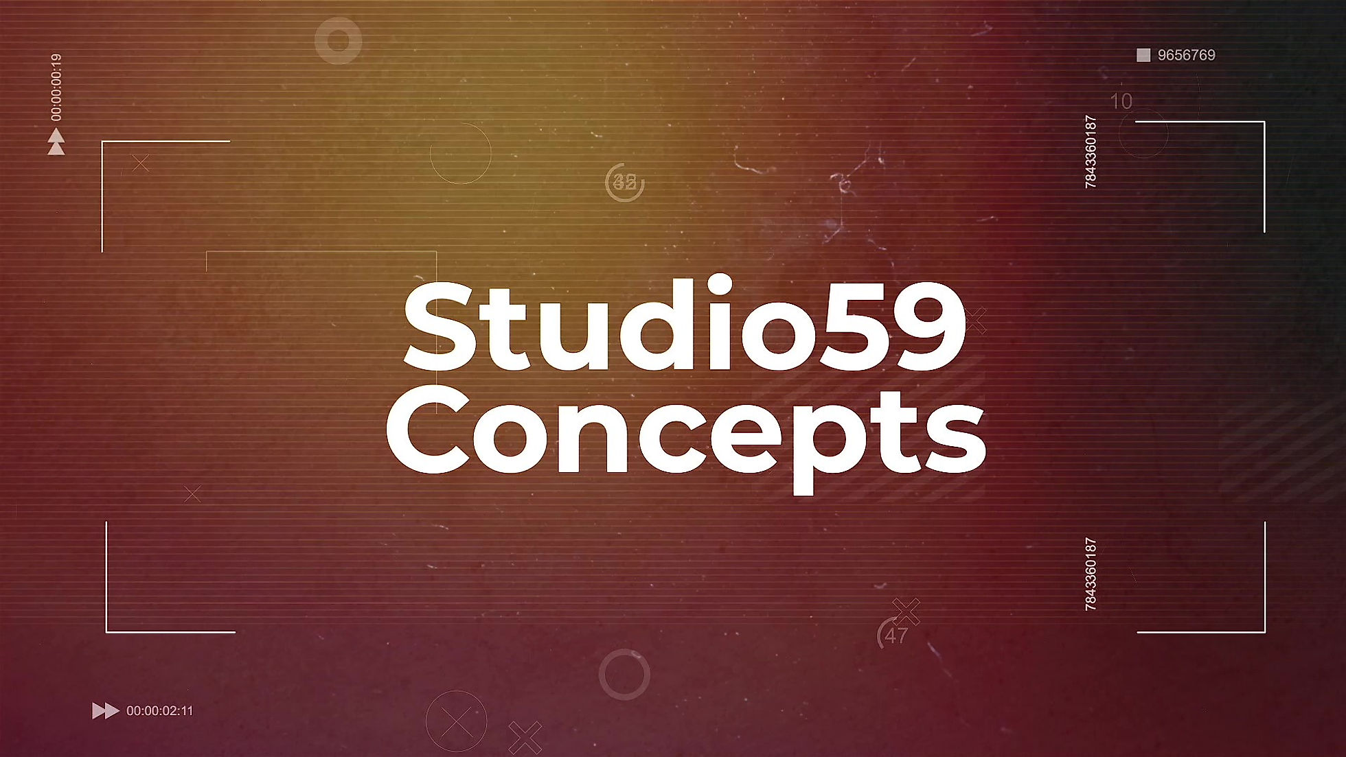 Studio59 Concepts Showreel 2023